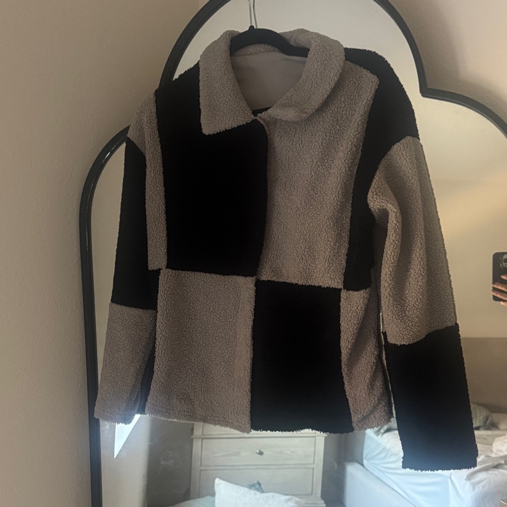 Block Teddy Jacket